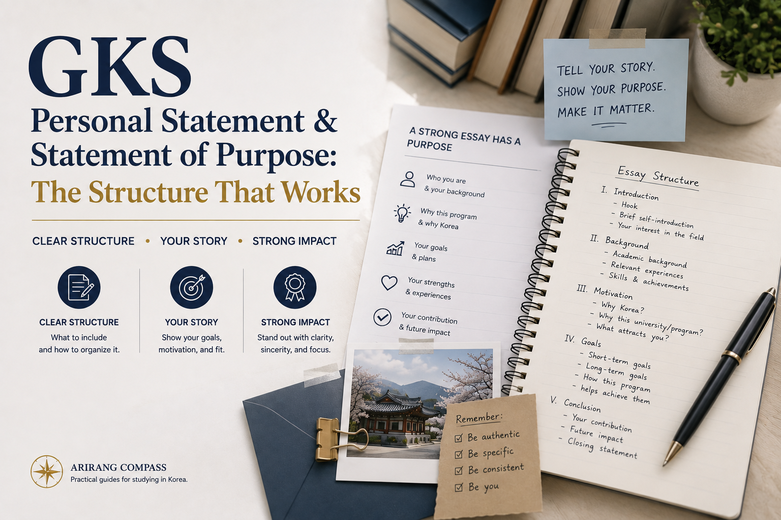 GKS Personal Statement & Statement of Purpose: The Structure That Works